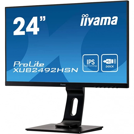 23.8" IIYAMA IPS Ergo Pivot USB-C Display - additional image