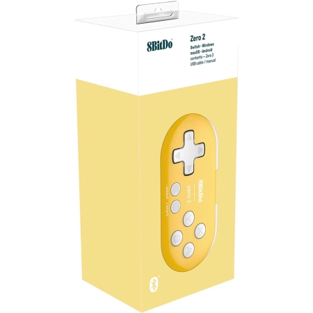 8BitDo Zero 2 Bluetooth Controller Yellow Edition - additional image