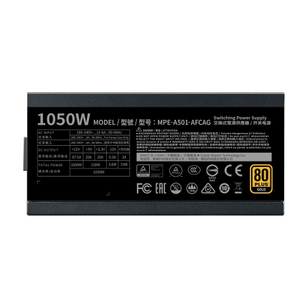 Cooler Master PSU MWE Gold V2 1050W Fully Modular - additional image