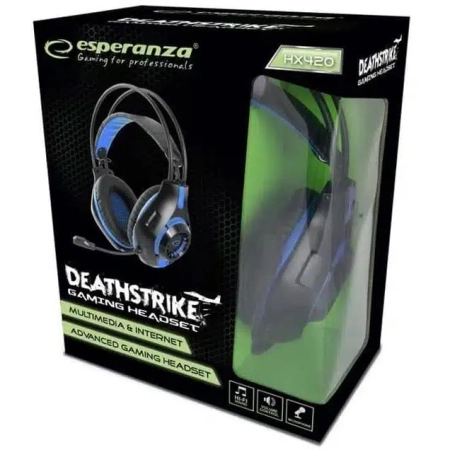 Esperanza Slušalice Gaming EGH420B Deathstrike Blue - additional image