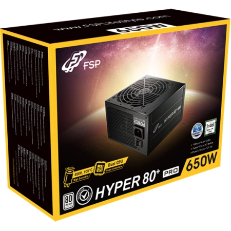 FSP PSU Fortron Hyper 80 Plus PRO 650W Bulk - additional image