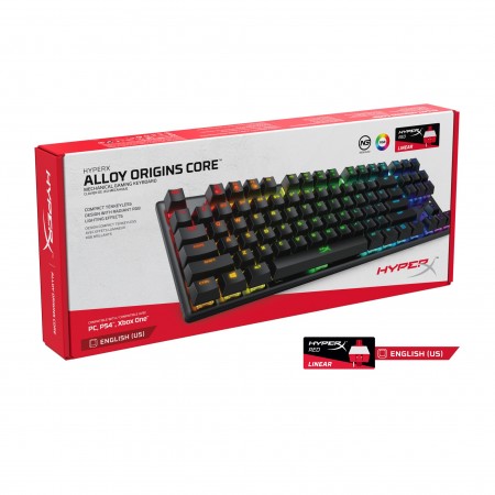 HyperX Alloy Origins Core RGB Red Gaming Mehanicka Tastatura 4P5P3AA - additional image