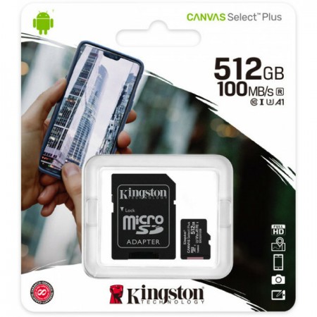 Kingston MicroSD Canvas Select Plus Memory Card 512GB Class10 - additional image