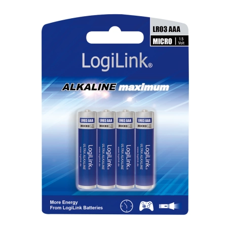 Logilink Baterije AAA Alkaline LR03 4KOM - additional image