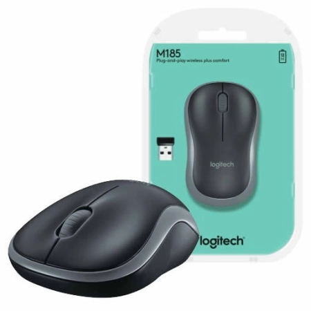 Logitech Miš M185 Wireless Swift Grey - additional image