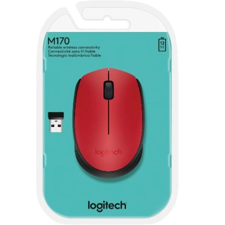 Logitech Miš Wireless M170 Red - additional image