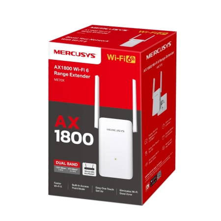 Mercusys AX1800 ME70X Wi-Fi 6 Range Extender - additional image