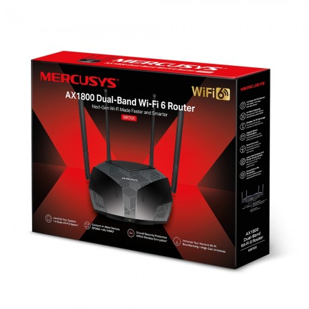 Mercusys MR70X AX1800 WiFi 6 Router Dual Band - additional image