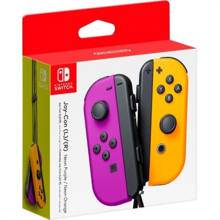 Nintendo Switch Joy-Con Pair Neon Purple + Neon Orange - additional image