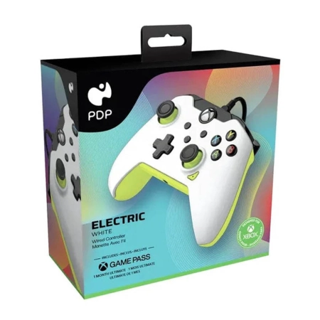 PDP Wired Controller for Xbox One / Xbox Series / PC- White Electric Yellow - additional image