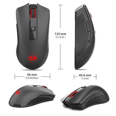 ReDragon - 2u1 Wireless Gaming Mouse and Mouse Pad M652-BA - additional image