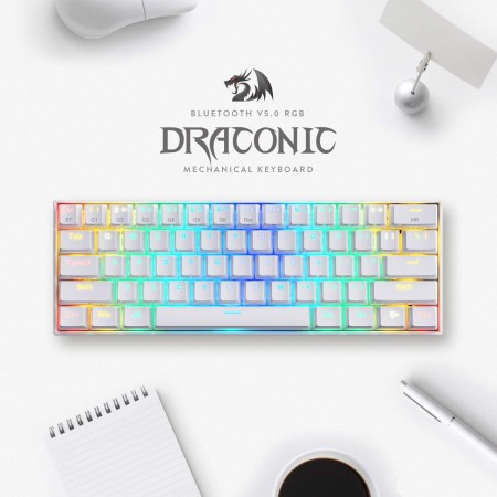 ReDragon - Mehanicka Gaming Tastatura RGB Draconic Pro K530 RS Bluetooth White - additional image