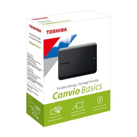 Toshiba 2TB External HDD Canvio Basics 2.5" USB 3.2 - additional image