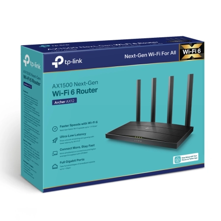 TP-Link Archer AX12 AX1500 Wireless Dual Band Gigabit Router - additional image