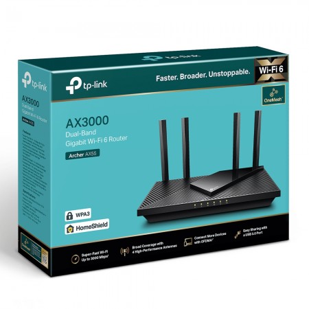 TP-Link Archer AX55 Wireless Gigabit Wi-Fi 6 Router - additional image