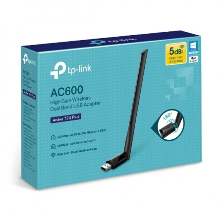 TP-Link Archer T2U Plus Wireless USB Dual Band Adapter - additional image