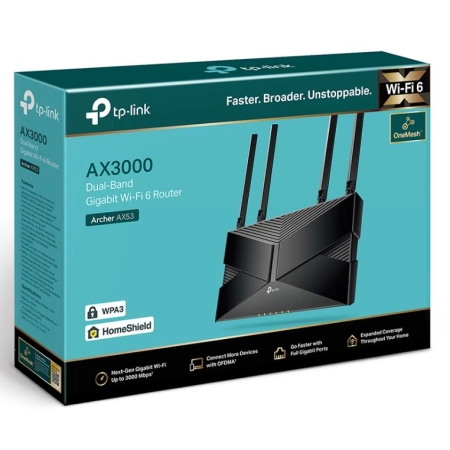 TP-Link AX53 AX3000 WiFi 6 Dual Band Gigabit Router - additional image