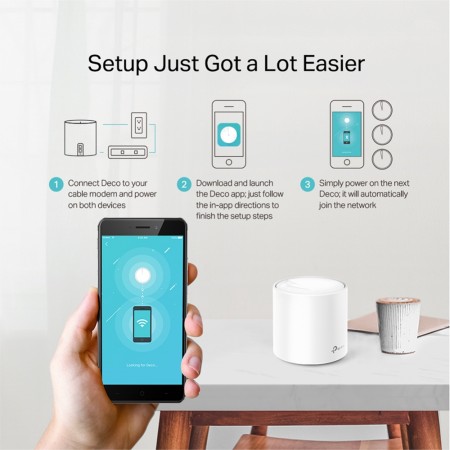 TP-Link Deco X20 (2-PACK) AX1800 Whole Home Mesh Wi-Fi 6 System - additional image