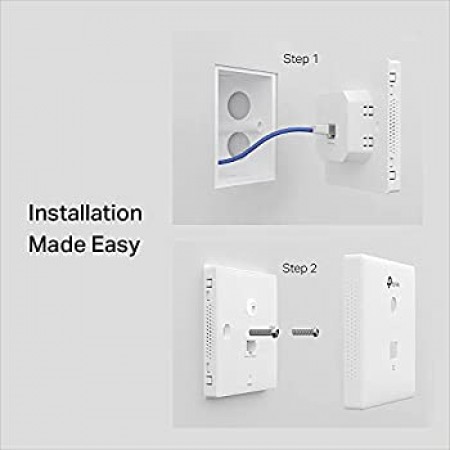 TP-Link EAP115-Wall 300Mbps Wireless N Wall-Plate Access Point - additional image