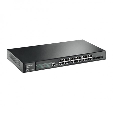 TP-Link T2600G-28TS (TL-SG3424) Switch 24x10/100/1000 + 4 SFPSwitch 24x10/100/1000 + 4 SFP - additional image