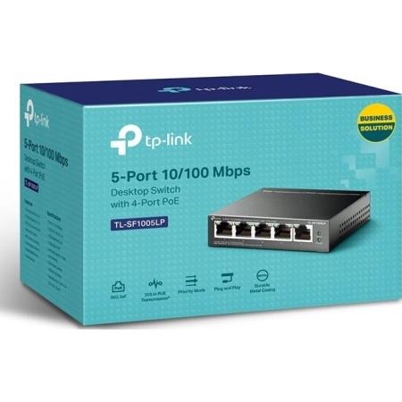 TP-Link TL-SF1005LP Switch 5-Port 10/100Mbps with 4-Port PoE - additional image