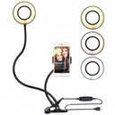 XO BGD001 Smartphone Led Ring 3" Holder Black - additional image