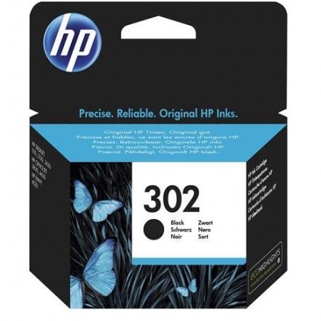 HP Cartridge F6U66AE No.302 Black