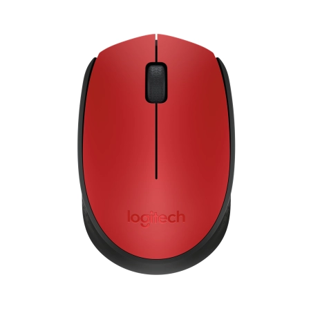 Logitech Miš Wireless M170 Red