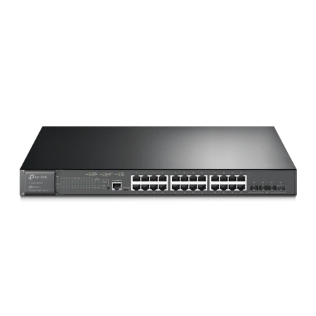 TP-Link TL-SG3428XMP JetStream 24-Port Gigabit and 4-Port 10GE SFP+ L2+ Managed Switch with 24-Port