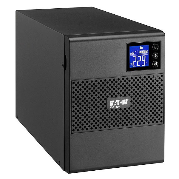 Eaton UPS 5SC 1500VA/1050W, Tower, Line Interactive, LCD, Input (1) IEC-320-C14; Output (8) IEC-320-C13; USB, RS232, 2yr warranty