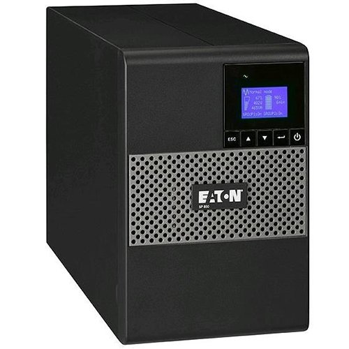 Eaton UPS 5P 650VA/420W, Tower, Line-Interactive Pure Sinewave, Booster + Fader; LCD; (4) IEC-320-C13; USB; RS232; remote ON/OFF; Network card slot; ABM; warranty 3yr on electronics, 2yr on battery