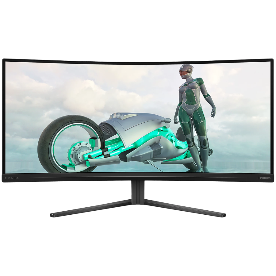 Philips Monitor Evnia 3000 34M2C3500L 34'' Curved VA, 3440x1440 (WQHD), 180Hz, 0.5ms, 300 cd/m², 4000:1, HDR10, 2x HDMI, DisplayPort, Adaptive Sync, 3-year warranty