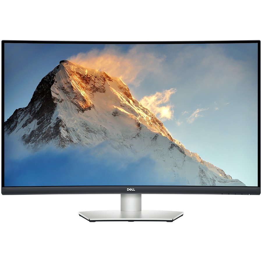 DELL Curved S3221QS, 31.5", 4K UHD 3840x2160 @ 60Hz, 16:9, VA Anti-Glare, 99% sRGB, 90% DCI-P3, 178°/178°, AMD Free Sync, Flicker-free, 3000:1, 4ms, HDMI, DP, USB, Height Ajustable, Speakers