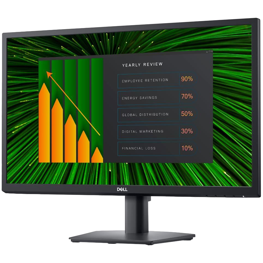 Monitor DELL E-series E2423H 24in, 1920x1080, FHD, Antiglare, 16:9, 3000:1, 250 cd/m2, 8ms/5ms, 178/178, DP, VGA, Tilt, 3Y