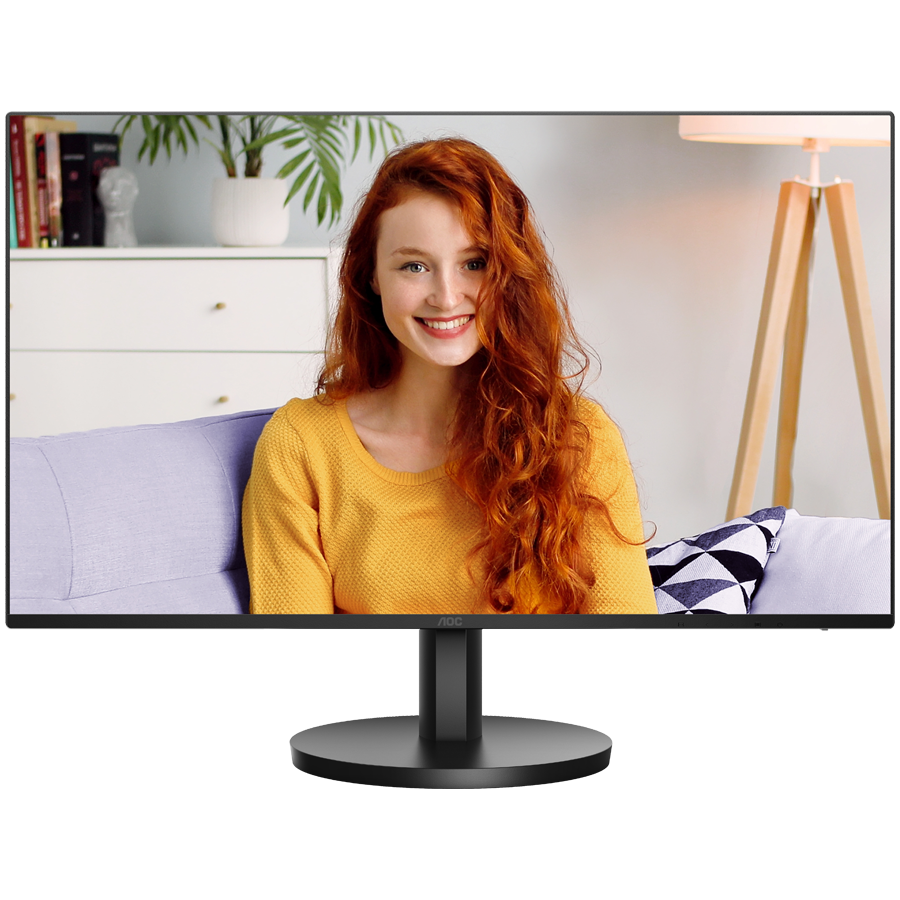 AOC Monitor 27B3HA2 27” IPS, 16:9, 1920x1080, 100Hz, 1ms, 250 cd/m2, 1300:1, VGA, HDMI, VESA, Ultra Narrow, Adaptive Sync, 2 W x 2, Black, VESA 3y