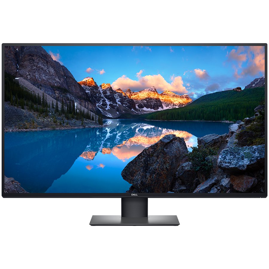 Dell UltraSharp U4320Q, USB-C 43" (16:9), IPS LED backlit, AG w/ hard-coating 3H, 4K, 3840x2160, 1000:1, 350 cd/m2, 5/8ms, 178°/178°, Height, swivel, tilt, VESA (100, 200 mm), DP, 2xHDMI, USB-C, Audio, 3xUSB 3.1, USB-C up to 90W, Black