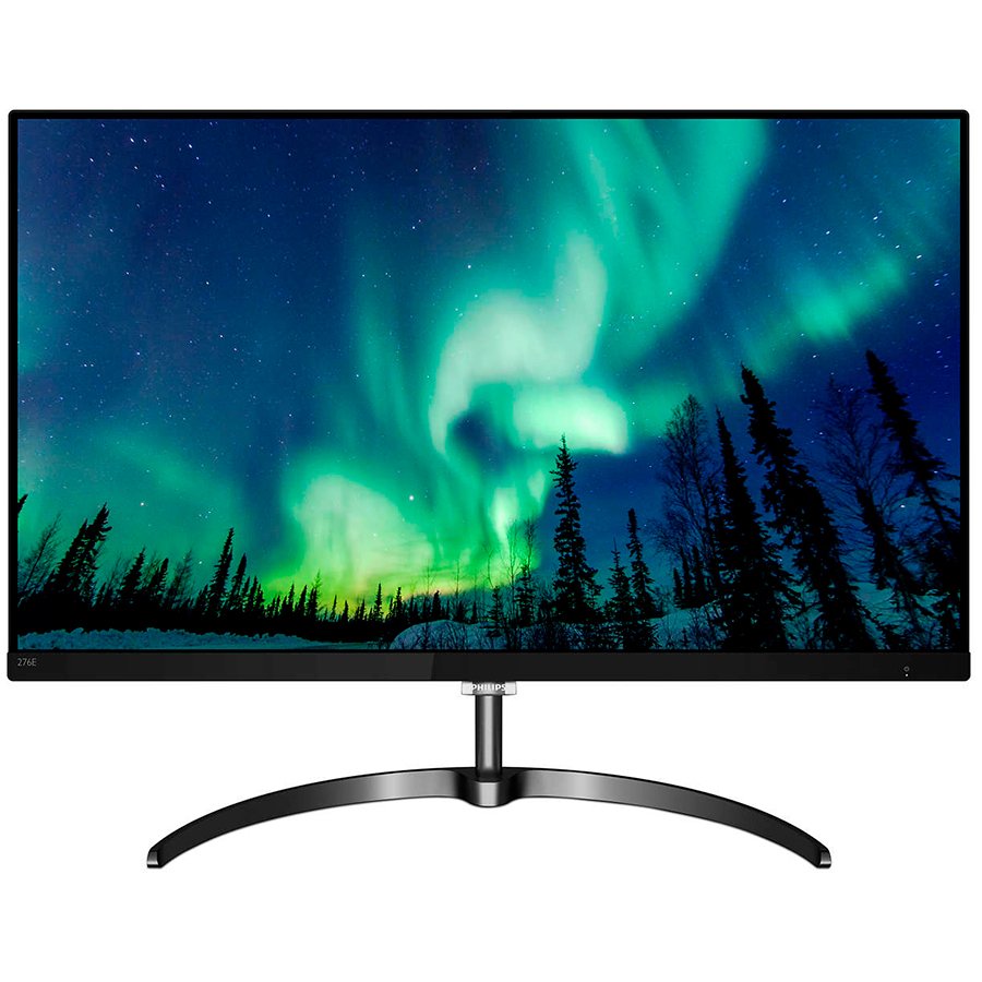 Monitor LED Philips 276E8VJSB/00, E-line, 27'' 3840 x 2160@60Hz 4K, 16:9, IPS , 5ms, 350nits, Black, 2 Years, HDMIx2/DP/