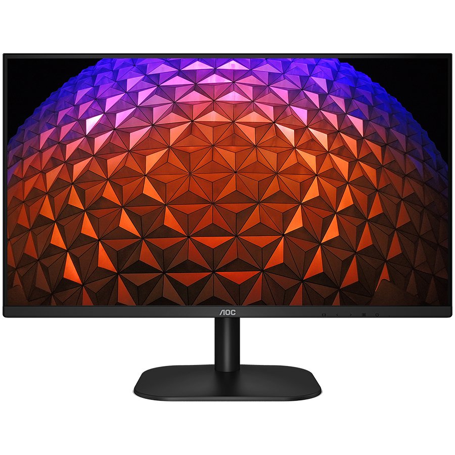 Monitor 27'' AOC 27B2H Black IPS, 16:9, 1920x1080, 7ms, 250 cd/m2, 1000:1, D-Sub, HDMI, vesa