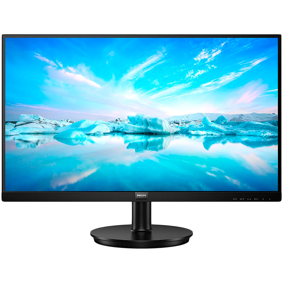 Philips V-line 275V8LA - LED monitor27" 2560 x 1440 QHD VA 250 cd/m² 4000:1 4 ms HDMI DisplayPort speakers textured black