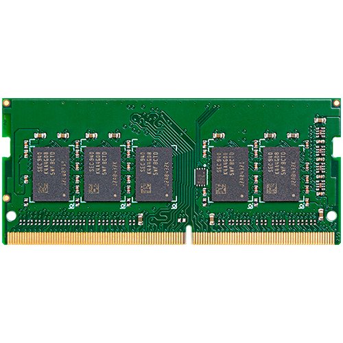 Synology 8 GB DDR4 ECC Unbuffered SODIMM Memory Module EAN:4711174724055, for models : RS1221RP+, RS1221+, DS1821+, DS1621xs+, DS1621+