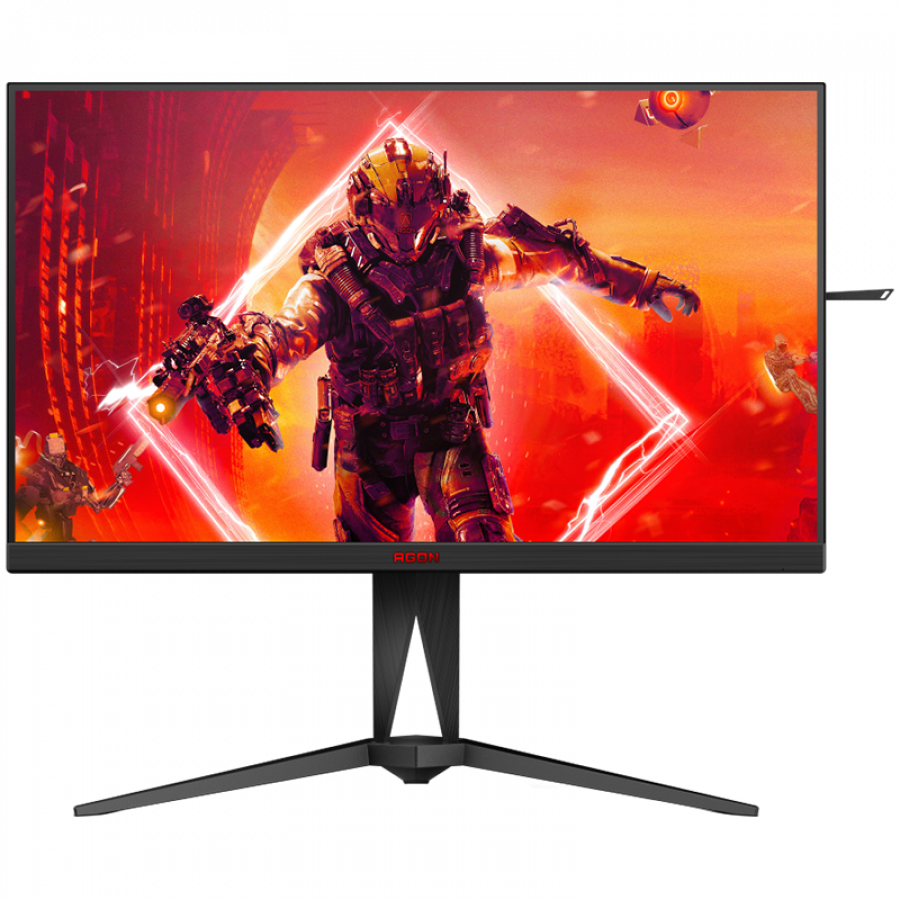 AOC Monitor AG275QXN Gaming AGON 27" QHD 2560x1440 1ms VA 165 Hz USB 3.2 (Gen 1) (4 USB downstream ports) 5Gbit DisplayHDR™ 400 1000:1 400 cd/m2 Full ERGO 2 x HDMI 1 x DP