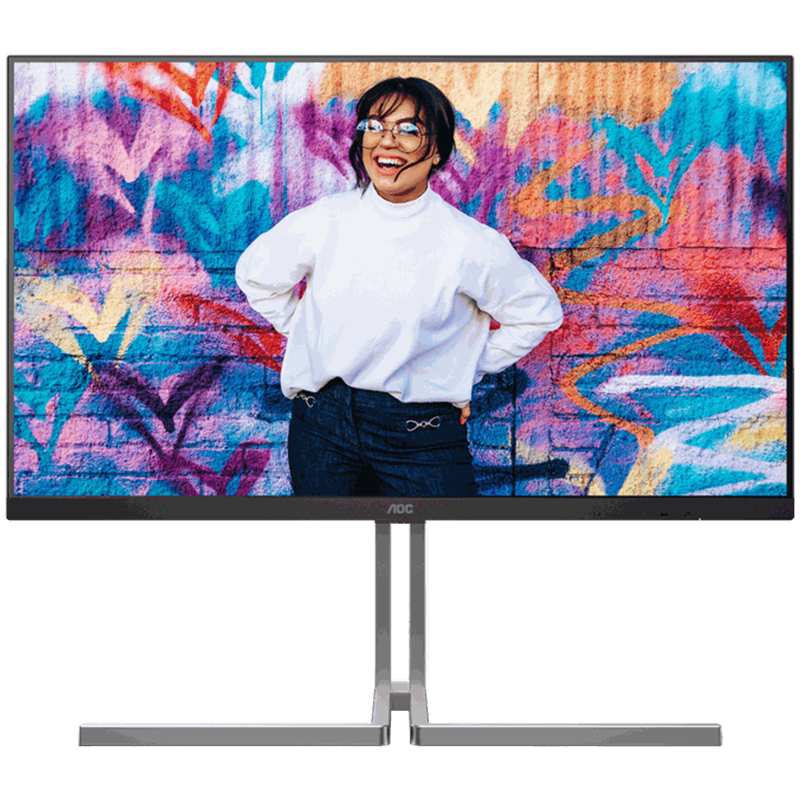 AOC Monitor LED U32U3CV 31.5" 3H Nano IPS 3840x2160 60Hz 1000:1 4ms 2xHDMI, 1xDP, USB-C 96W Speakers Full Ergonomic, 3y