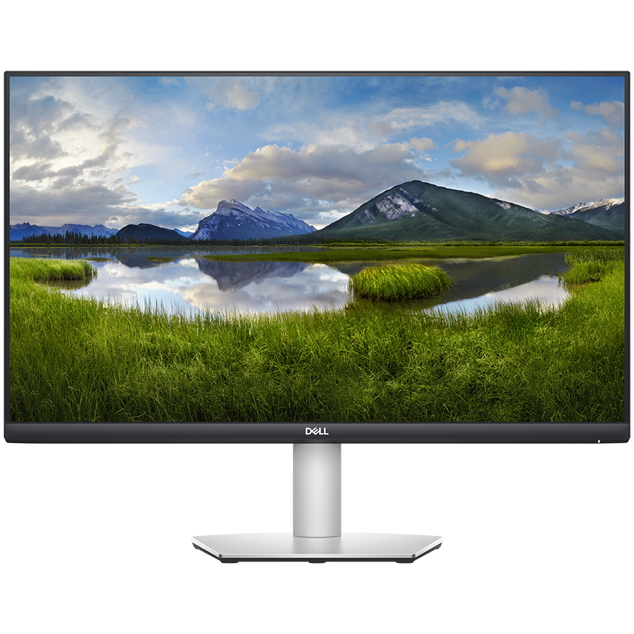 DELL Monitor S2722DC, 27" (16:9), IPS LED backlit, AG, 3H coating, 2560x1440 at 75Hz, 1000:1, 350 cd/m2, 4 ms (fast), 99% sRGB, Height, pivot (rotation), swivel, tilt, 2xHDMI, USB-C up to 65W, USB 3.2, Platinum Silver, 3y