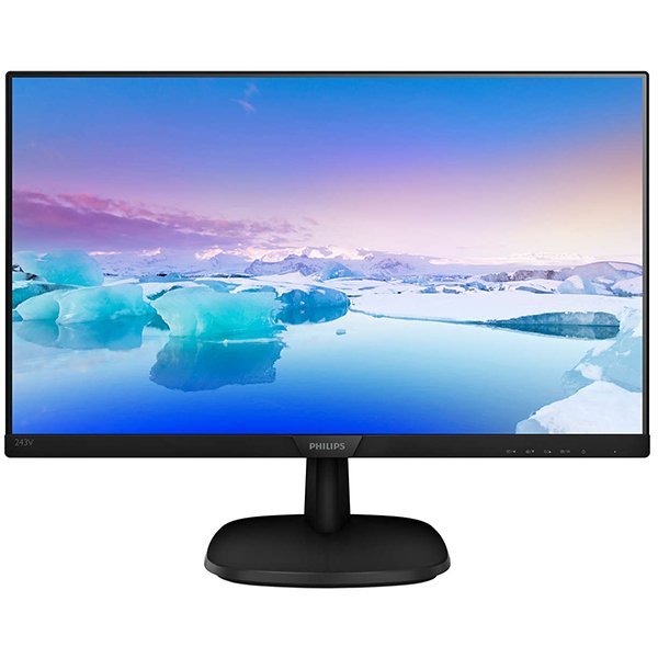 Philips Monitor 243V7QDSB 23.8'' IPS, 16:9, 1920x1080, 75Hz, 4ms, 250 cd/m², 1000:1, HDMI, DVI, D-Sub, Flicker-Free Technology, Low Blue Light, VESA, 3-year warranty