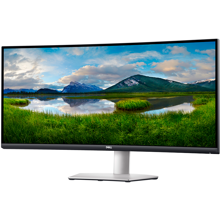 Monitor DELL S-series S3423DWC UltraWide Curved 34in, 3440x1440, WQHD, VA Antiglare, 21:9, 3000:1, 300 cd/m2, AMD FreeSync, 4ms, 178/178, DP, 2x HDMI, 3x USB 3.0 (1xB.C), Audio line-out, 2x 5W Speaker, Tilt, Height Adjust, 3Y