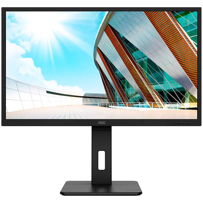 AOC Monitor LED Q32P2 Business 31.5", 16:9, 2560x1440, IPS, 75Hz, 250 cd/m², 1000:1, 50M:1, 4ms, 178/178°, DP, 2xHDMI, DP, 4 x USB 3.2, Speakers, Tilt, Swivel, H. Adjust, VESA, Frameless) Black, 3y