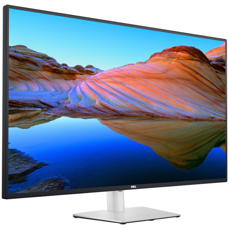 Monitor DELL UltraSharp U4323QE 42.5", 3840x2160, 4K UHD, IPS Antiglare, 16:9, 1000:1, 350 cd/m2, 8ms/5ms, 178/178, 2xDP, 2xHDMI, 5xUSB-C (1xDP/PD), 4xUSB 3.2, RJ-45, Audio line out, 2x 8W Speakers, Tilt, Swivel, Height Adjust, 3Y