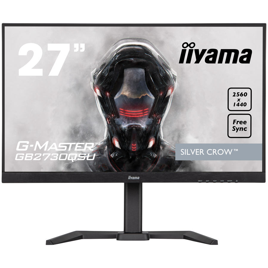 IIYAMA Monitor LED GB2730QSU-B5 27" TN 2560 x 1440 @75Hz 350 cd/m² 1000:1 1ms DVI HDMI DP USB Hub Full Ergonomic