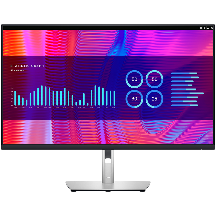 DELL Monitor LED P3223DE, 32" QHD (2560x1440) 60Hz, IPS Antiglare, 16:9, 1000:1, 350 cd/m2, 8ms/5ms, 178/178, 2x DP, HDMI, USB-C (DP/PD), 4x USB 3.2, RJ-45, Tilt, Swivel, Pivot, Height Adjust, 3Y