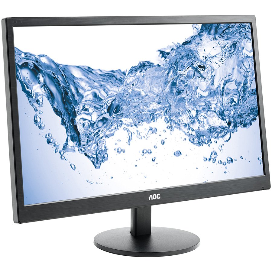 AOC Monitor LED M2470SWH (23.6'', 16:9, 1920x1080, MVA, 250 cd/m2, 50M:1, 5 ms, 178/178°, VGA, 2x HDMI, Speakers, Tilt: -5 to +25°) Black, 3y